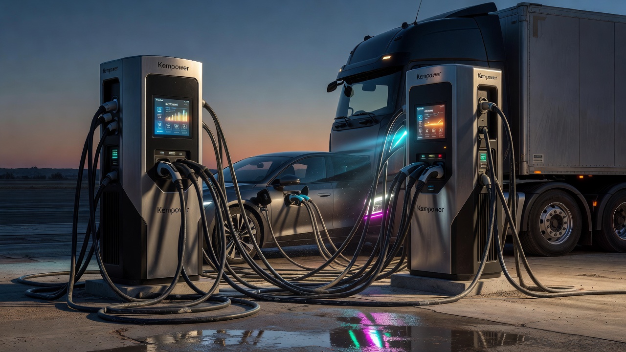 Kempower's New Charger Bridges Cars and Heavy Trucks on One Site